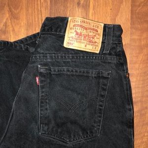 Black vintage Levi jeans